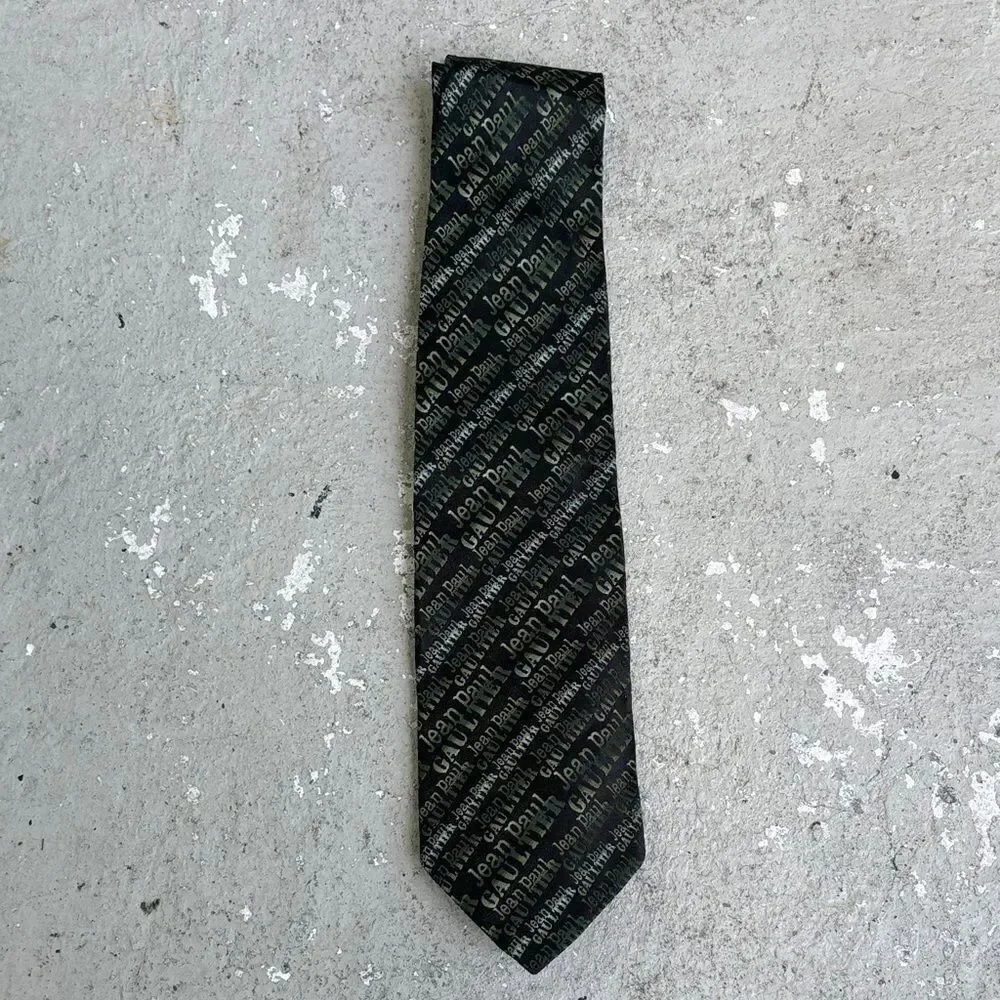 Jean Paul Gaultier silk tie